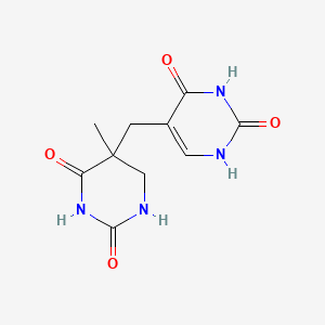 molecular formula C10H12N4O4 B1208466 5-Thyminil-5,6-dihydrothymine CAS No. 28100-77-8