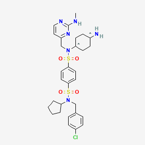 molecular formula C30H37ClN6O4S2 B12084661 CID 156588640 