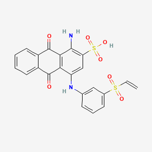 molecular formula C22H16N2O7S2 B1208467 Uniblue A CAS No. 34293-80-6