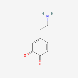 molecular formula C8H9NO2 B1208468 Dopamine quinone CAS No. 50673-96-6