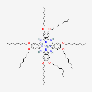 molecular formula C96H150CuN8O8 B12084695 Copper(II) 2 3 9 10 16 17 23 24-octakis& 