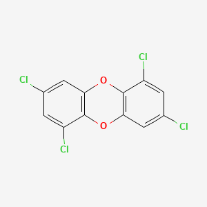 molecular formula C12H4Cl4O2 B1208470 1,3,6,8-四氯二苯并-对-二噁英 CAS No. 33423-92-6