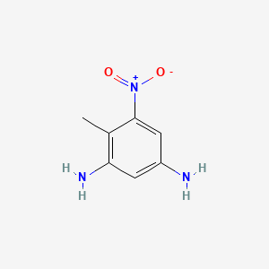 molecular formula C7H9N3O2 B1208478 2,4-Diamino-6-nitrotoluene CAS No. 6629-29-4