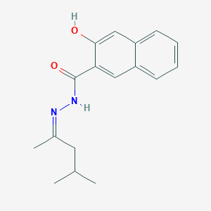 molecular formula C17H20N2O2 B12084792 N'-(1,3-Dimethylbutylidene)-3-hydroxy-2-naphthohydrazide CAS No. 214417-91-1