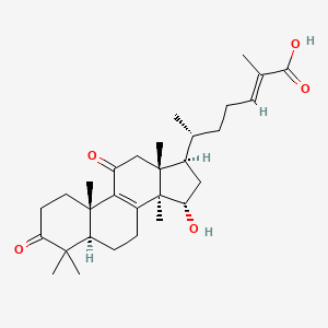 molecular formula C30H44O5 B12084937 Ganolucidic Acid E CAS No. 114567-50-9
