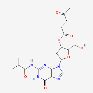 molecular formula C19H25N5O7 B12084947 3'-O-Levulinoyl-N-benzoyl-2'-deoxyguanosine 