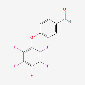 molecular formula C13H5F5O2 B12085004 4-(Perfluorophenoxy)benzaldehyde 