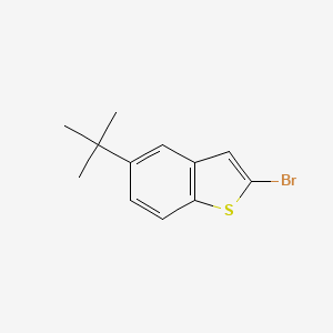 molecular formula C12H13BrS B12085025 2-Bromo-5-(tert-butyl)benzo[b]thiophene 