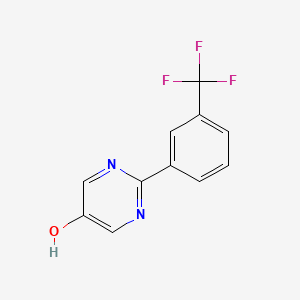molecular formula C11H7F3N2O B12085053 2-(3-Trifluoromethyl-phenyl)-pyrimidin-5-ol 