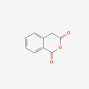 molecular formula C9H6O3 B1208506 Homophthalic anhydride CAS No. 703-59-3