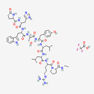 molecular formula C61H85F3N16O14 B12085126 LeuprolideAcetateEPImpurityE 