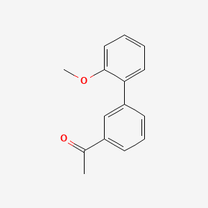 molecular formula C15H14O2 B12085136 1-(2'-Methoxy-[1,1'-biphenyl]-3-yl)ethanone 