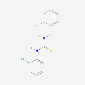 1-(2-Chlorophenyl)-3-[(2-chlorophenyl)methyl]thiourea