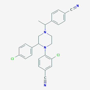 molecular formula C26H22Cl2N4 B12085191 CB1 antagonist 1 