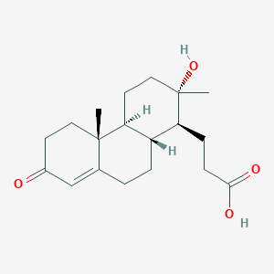 molecular formula C19H28O4 B1208524 Testolic acid 