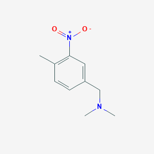 molecular formula C10H14N2O2 B12085248 (4-methyl-3-nitrophenyl)-N,N-dimethylmethanamine 