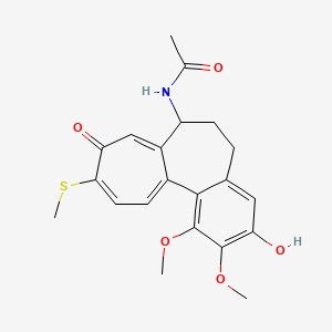 N-(3-hydroxy-1,2-dimethoxy-10-methylsulfanyl-9-oxo-6,7-dihydro-5H-benzo[a]heptalen-7-yl)acetamide
