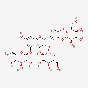 cyanidin 3,3',5-tri-O-glucoside