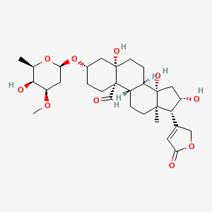 molecular formula C30H44O10 B1208533 Vernadigin CAS No. 30285-47-3