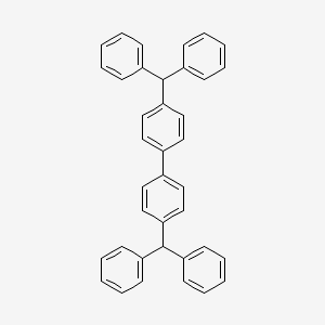 molecular formula C38H30 B12085350 4,4'-Bis(diphenylmethyl)-1,1'-biphenyl CAS No. 22515-03-3