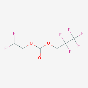 molecular formula C6H5F7O3 B12085400 2,2-Difluoroethyl 2,2,3,3,3-pentafluoropropyl carbonate 