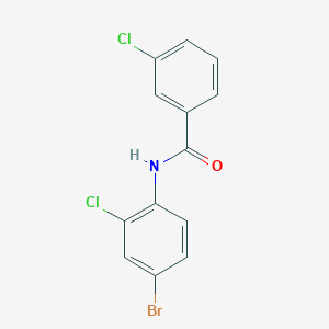 molecular formula C13H8BrCl2NO B12085401 N-(4-bromo-2-chlorophenyl)-3-chlorobenzamide 