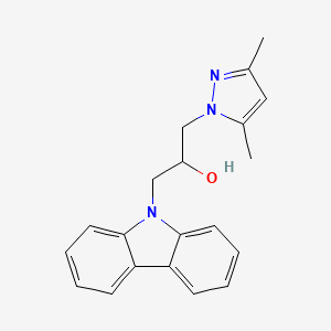 1-Carbazol-9-yl-3-(3,5-dimethylpyrazol-1-yl)-propan-2-ol