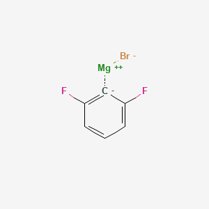 molecular formula C6H3BrF2Mg B12085494 Magnesium, bromo(2,6-difluorophenyl)- 