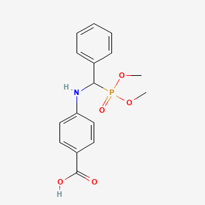 4-[[Dimethoxyphosphoryl(phenyl)methyl]amino]benzoic acid