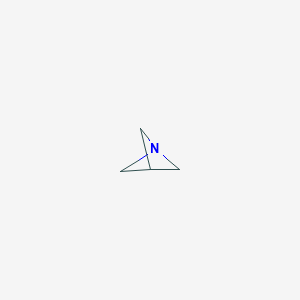 molecular formula C4H7N B12085528 1-Azabicyclo[1.1.1]pentane CAS No. 34743-91-4