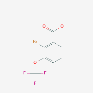 molecular formula C9H6BrF3O3 B12085555 Methyl 2-bromo-3-(trifluoromethoxy)benzoate CAS No. 1159512-47-6