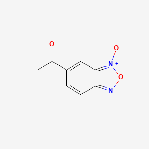 molecular formula C8H6N2O3 B12085561 6-Acetyl-2,1,3-benzoxadiazol-1-ium-1-olate CAS No. 66194-29-4