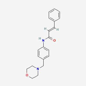 (E)-N-(4-Morpholin-4-ylmethyl-phenyl)-3-phenyl-acrylamide