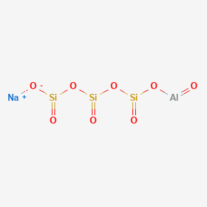 molecular formula AlNaO8Si3 B12085585 Feldspar 