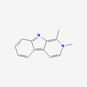 2H-Pyrido(3,4-b)indole, 1,2-dimethyl-
