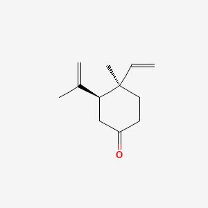 4-Ethenyl-4-methyl-3-(prop-1-en-2-yl)cyclohexan-1-one