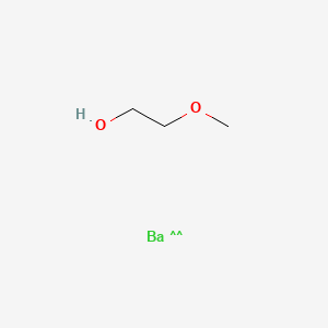 molecular formula C3H8BaO2 B12085679 Ethanol, 2-methoxy-, barium salt (9CI) 