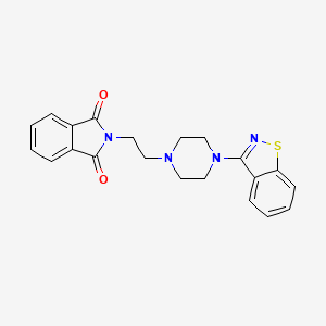 molecular formula C21H20N4O2S B12085686 Benzene,1-(2,2-dimethylpropyl)-4-ethenyl- 