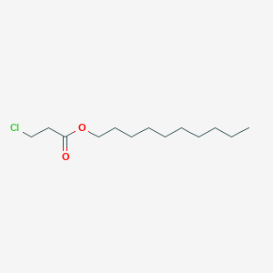 molecular formula C13H25ClO2 B12085694 Decyl 3-chloropropanoate CAS No. 74306-06-2