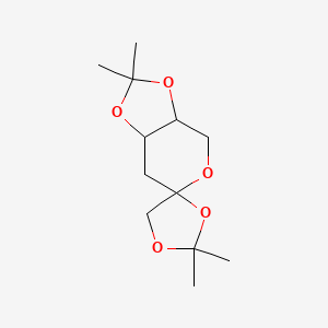 molecular formula C12H20O5 B12085702 2,2,2',2'-Tetramethylspiro[1,3-dioxolane-4,6'-3a,4,7,7a-tetrahydro-[1,3]dioxolo[4,5-c]pyran] 