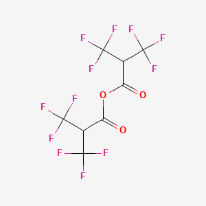 molecular formula C8H2F12O3 B12085706 3,3,3-Trifluoro-2-(trifluoromethyl)propanoic anhydride CAS No. 13049-92-8