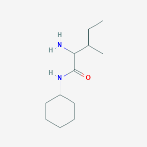 molecular formula C12H24N2O B12085712 N-Cyclohexyl L-isoleucinamide 