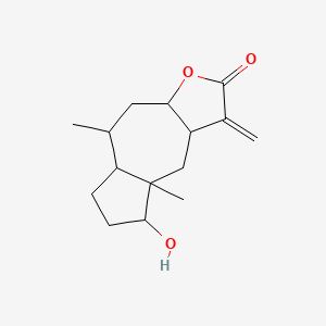 molecular formula C15H22O3 B12085752 Pseudoguaianolide 