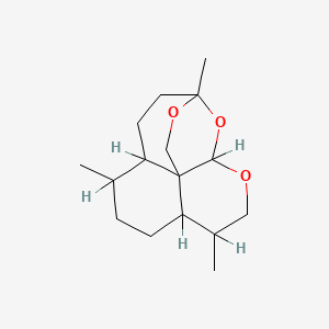 molecular formula C16H26O3 B1208579 Deoxocarbaqinghaosu CAS No. 127696-16-6
