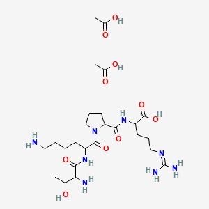 molecular formula C25H48N8O10 B12085843 Tuftsin acetate salt 
