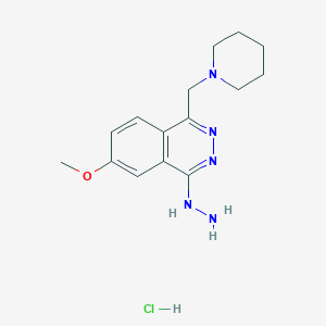 7-Methoxy-4-piperazinomethyl-1-hydrazinophthalazine