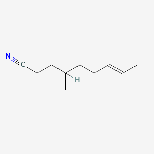 molecular formula C11H19N B1208599 4,8-dimethylnon-7-enenitrile CAS No. 52671-32-6