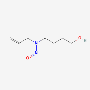 molecular formula C7H14N2O2 B1208601 4-Hydroxybutyl-(2-propenyl)nitrosamine CAS No. 61424-17-7