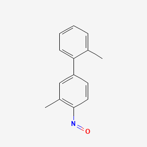 molecular formula C14H13NO B1208602 3,2'-Dimethyl-4-nitrosobiphenyl CAS No. 70786-64-0