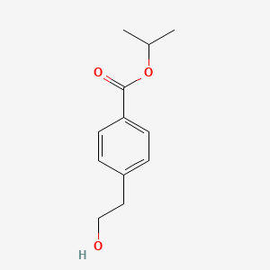 molecular formula C12H16O3 B12086032 Isopropyl 4-(2-hydroxyethyl)benzoate 